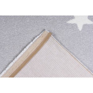 Tapis 150x80cm, design A323O coloris gris - Confort et élégance pour votre intérieur