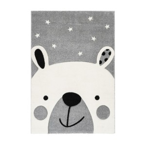 Tapis 230x160cm, design A323O coloris gris - Confort et élégance pour votre intérieur