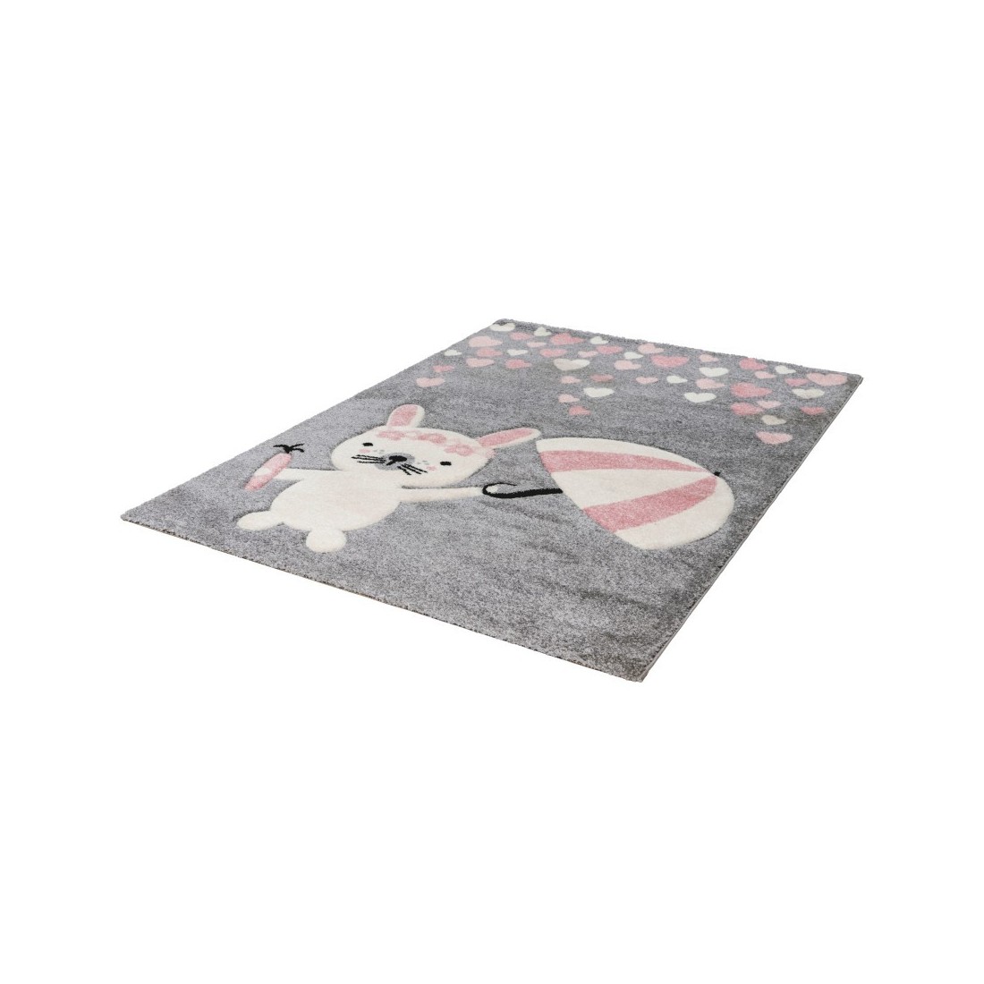 Tapis 230x160cm, design A623O coloris gris - Confort et élégance pour votre intérieur