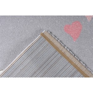 Tapis 230x160cm, design A623O coloris gris - Confort et élégance pour votre intérieur