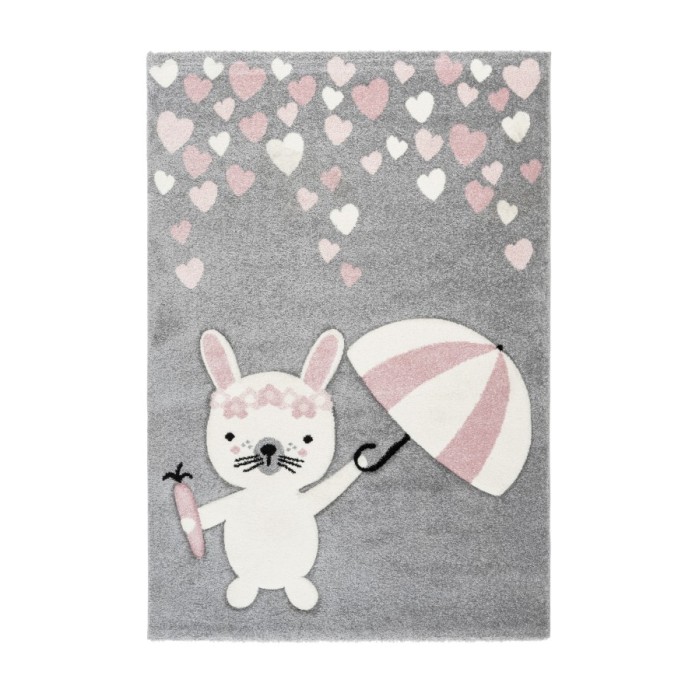 Tapis 230x160cm, design A623O coloris gris - Confort et élégance pour votre intérieur