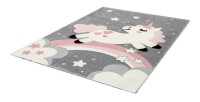 Tapis 150x80cm, design A723O coloris rose - Confort et élégance pour votre intérieur