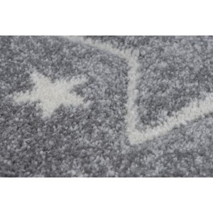 Tapis 170x120cm, design A923O coloris gris - Confort et élégance pour votre intérieur