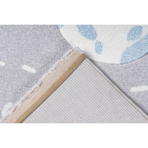 Tapis 170x120cm, design A033O coloris gris - Confort et élégance pour votre intérieur