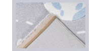 Tapis 230x160cm, design A033O coloris gris - Confort et élégance pour votre intérieur