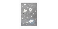 Tapis 230x160cm, design A033O coloris gris - Confort et élégance pour votre intérieur
