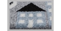 Tapis 170x120cm, design A133O coloris gris - Confort et élégance pour votre intérieur