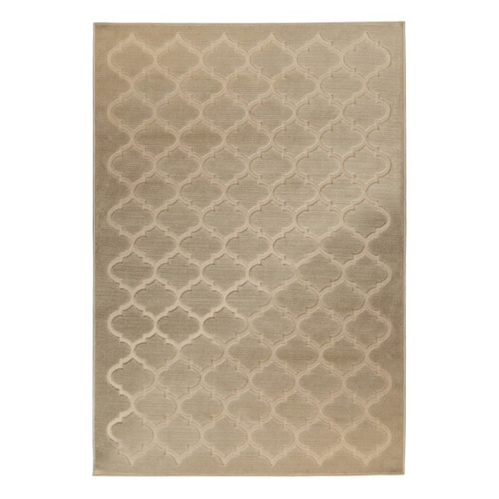 Tapis 300x80cm, design A102A coloris beige - Confort et élégance pour votre intérieur