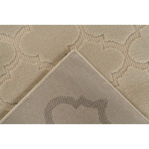 Tapis 170x120cm, design A102A coloris beige - Confort et élégance pour votre intérieur