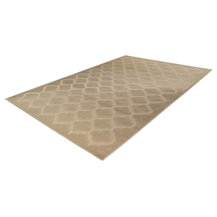 Tapis 290x200cm, design A102A coloris beige - Confort et élégance pour votre intérieur