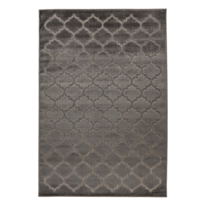 Tapis 170x120cm, design A102A coloris gris - Confort et élégance pour votre intérieur
