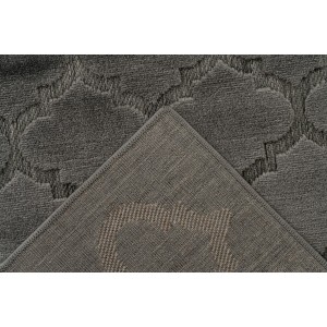 Tapis 290x200cm, design A102A coloris gris - Confort et élégance pour votre intérieur