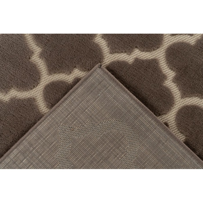 Tapis 300x80cm, design A102A coloris taupe - Confort et élégance pour votre intérieur