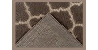 Tapis 290x200cm, design A102A coloris taupe - Confort et élégance pour votre intérieur
