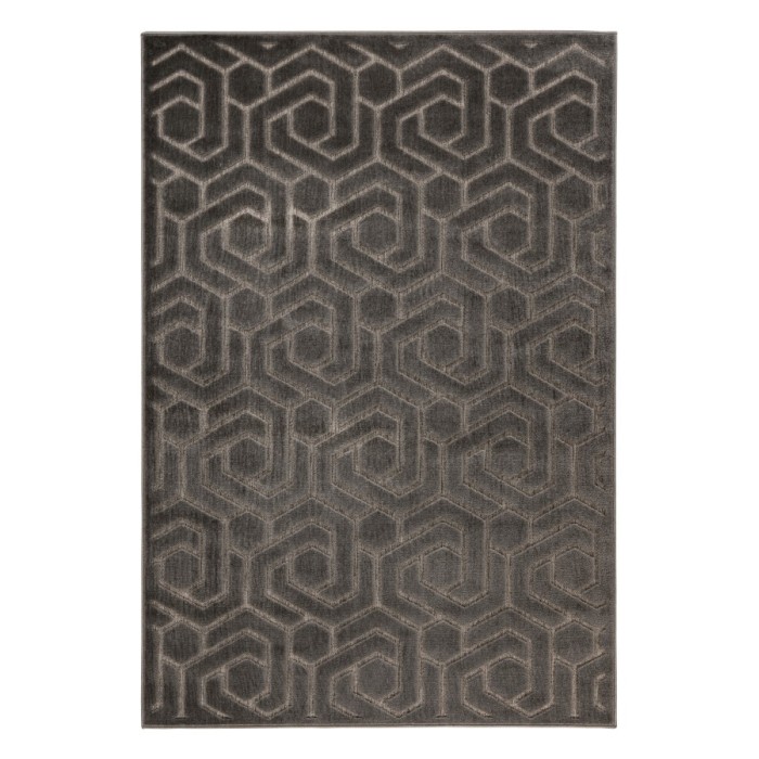 Tapis 300x80cm, design A202A coloris gris - Confort et élégance pour votre intérieur
