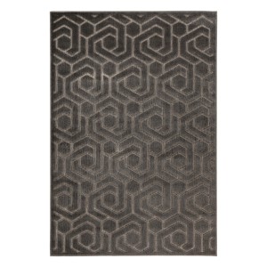 Tapis 300x80cm, design A202A coloris gris - Confort et élégance pour votre intérieur