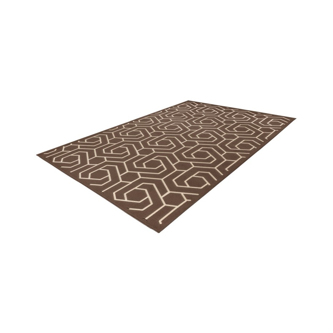 Tapis 300x80cm, design A202A coloris taupe - Confort et élégance pour votre intérieur