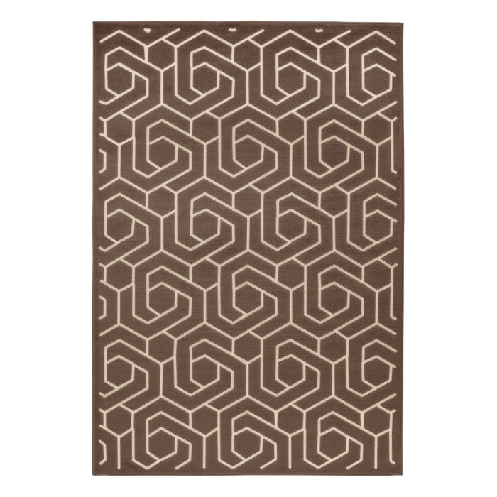 Tapis 300x80cm, design A202A coloris taupe - Confort et élégance pour votre intérieur