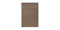 Tapis 170x120cm, design A202A coloris taupe - Confort et élégance pour votre intérieur