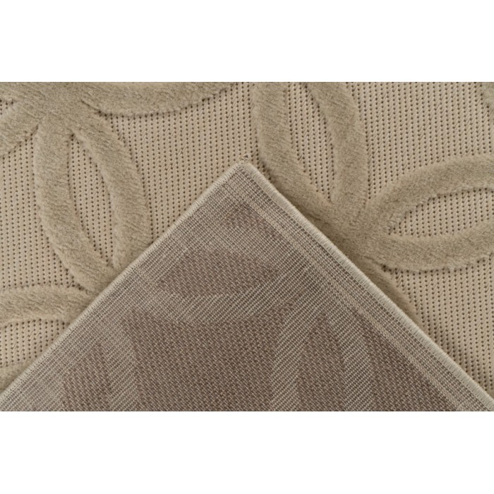 Tapis 150x80cm, design A302A coloris beige - Confort et élégance pour votre intérieur