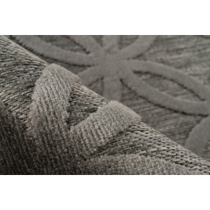 Tapis 150x80cm, design A302A coloris gris - Confort et élégance pour votre intérieur