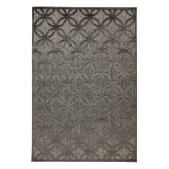 Tapis 150x80cm, design A302A coloris gris - Confort et élégance pour votre intérieur