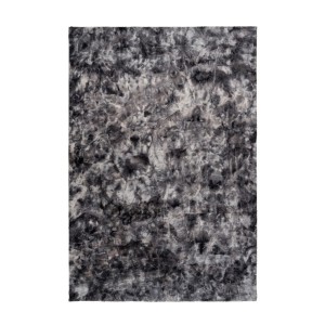 Tapis 150x80cm, design B005O coloris graphite - Confort et élégance pour votre intérieur