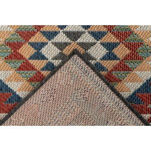 Tapis 150x80cm, design C103I coloris multicolore - Confort et élégance pour votre intérieur