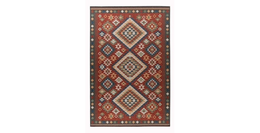 Tapis 150x80cm, design C103I coloris multicolore - Confort et élégance pour votre intérieur