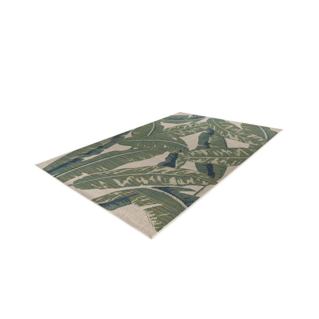 Tapis 170x120cm, design C603I coloris vert - Confort et élégance pour votre intérieur