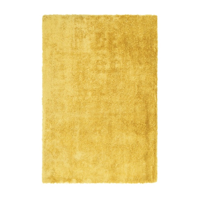 Tapis 290x200cm, design C005D coloris jaune - Confort et élégance pour votre intérieur
