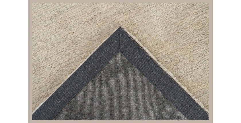 Tapis 170x120cm, design C007Y coloris ivoire - Confort et élégance pour votre intérieur
