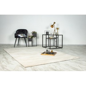 Tapis 290x200cm, design C007Y coloris ivoire - Confort et élégance pour votre intérieur