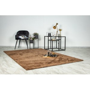 Tapis 170x120cm, design C007Y coloris brun clair - Confort et élégance pour votre intérieur