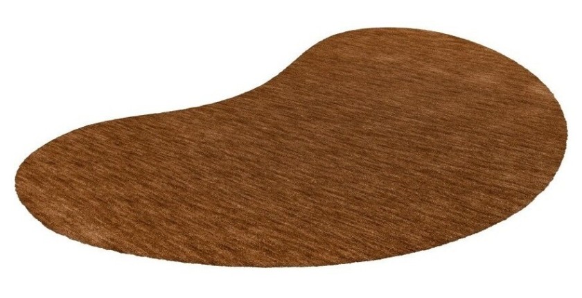 Tapis 230x160cm, design C008Y coloris camel - Confort et élégance pour votre intérieur