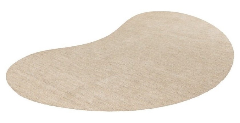 Tapis 230x160cm, design C008Y coloris ivoire - Confort et élégance pour votre intérieur