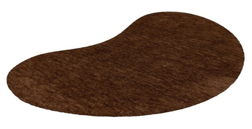 Tapis 230x160cm, design C008Y coloris brun clair - Confort et élégance pour votre intérieur