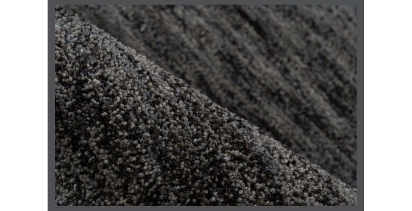 Tapis 230x160cm, design C008Y coloris argent - Confort et élégance pour votre intérieur