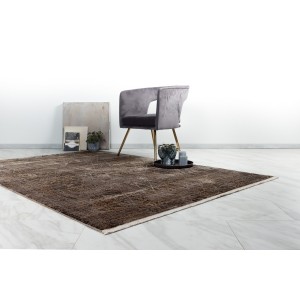 Tapis 170x120cm, design C109E coloris gris - Confort et élégance pour votre intérieur