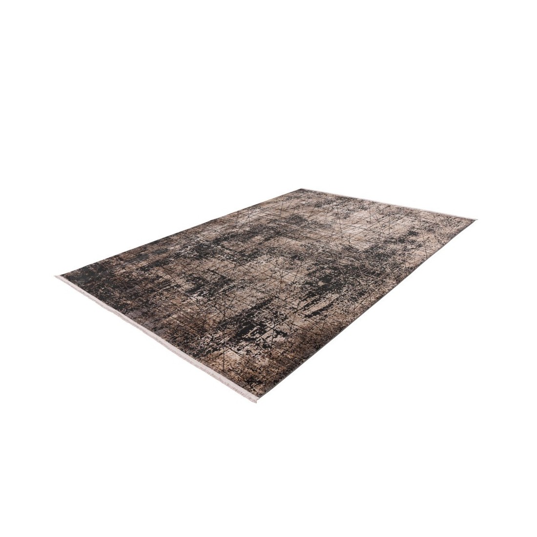 Tapis 150x80cm, design C209E coloris beige - Confort et élégance pour votre intérieur
