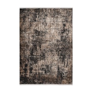 Tapis 170x120cm, design C209E coloris beige - Confort et élégance pour votre intérieur
