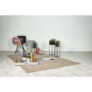 Tapis 150x80cm, design C203A coloris naturel - Confort et élégance pour votre intérieur
