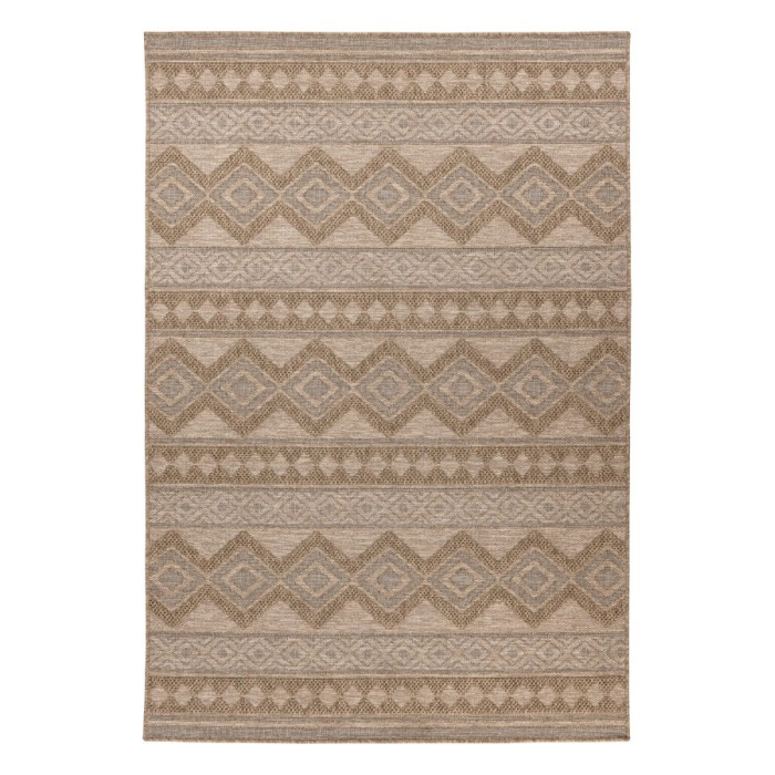 Tapis 170x120cm, design C203A coloris naturel - Confort et élégance pour votre intérieur