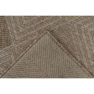Tapis 150x80cm, design C403A coloris naturel - Confort et élégance pour votre intérieur