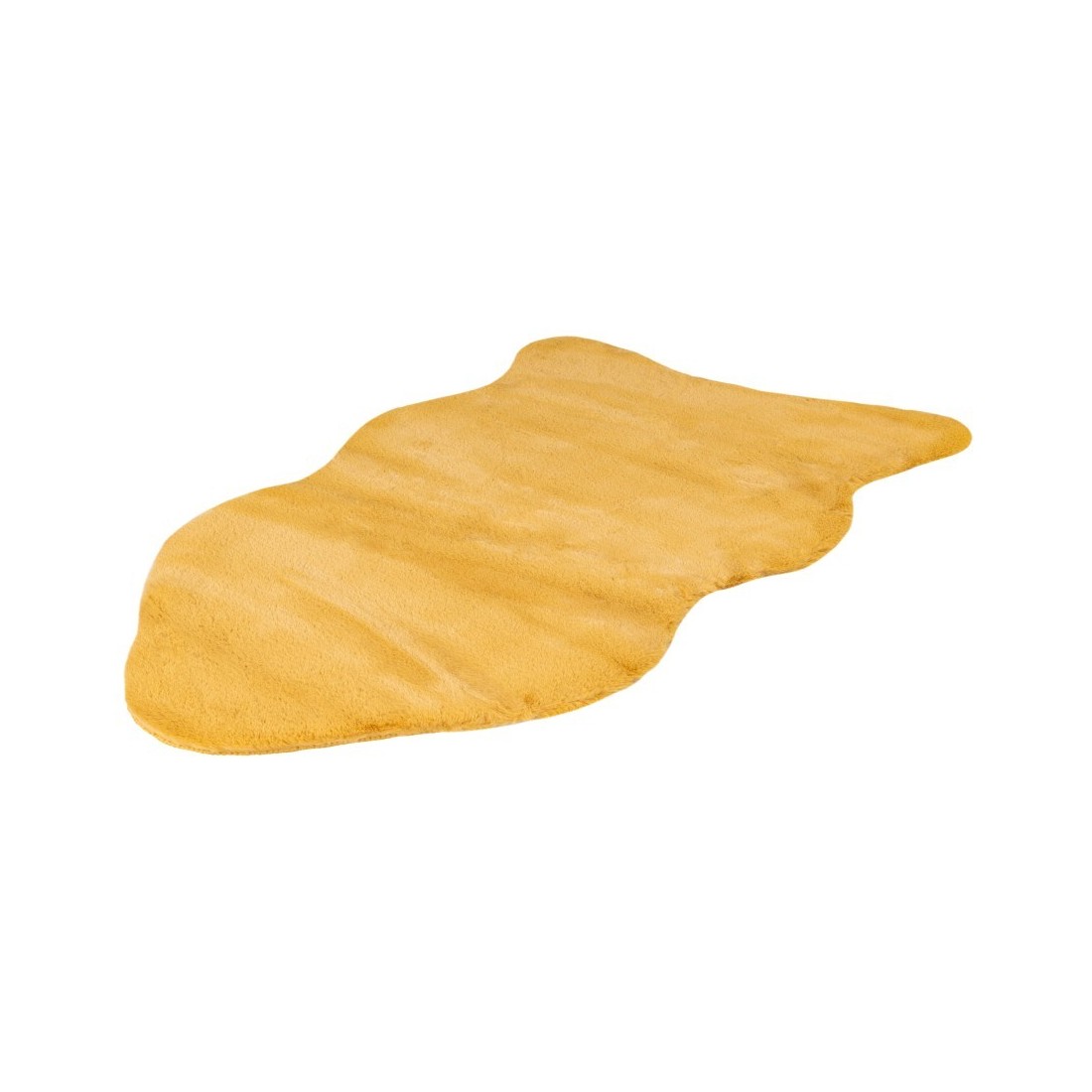 Tapis 90x60cm, design C005Y coloris jaune doré - Confort et élégance pour votre intérieur