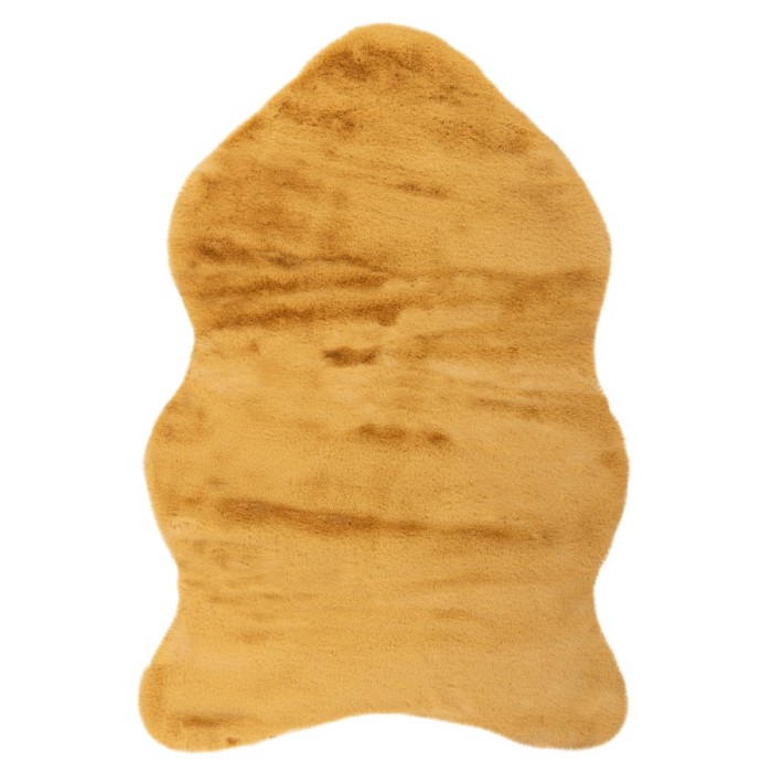 Tapis 90x60cm, design C005Y coloris jaune doré - Confort et élégance pour votre intérieur