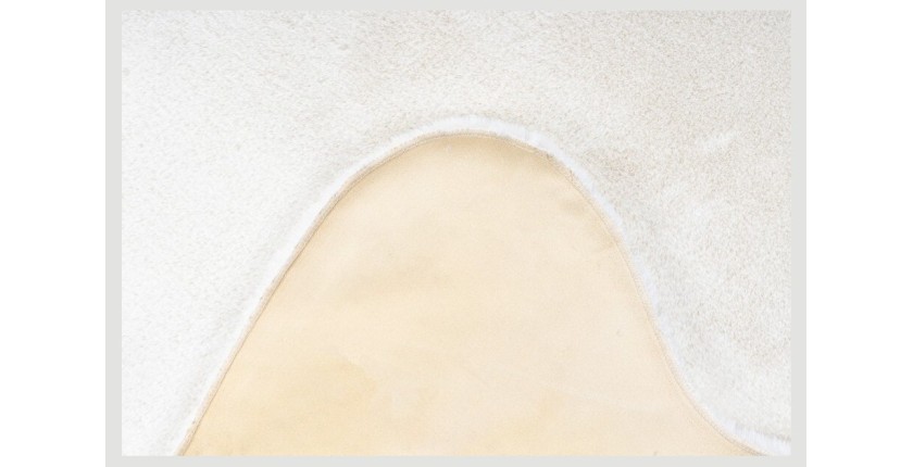 Tapis 90x60cm, design C005Y coloris ivoire - Confort et élégance pour votre intérieur
