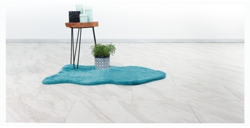 Tapis 90x60cm, design C005Y coloris bleu - Confort et élégance pour votre intérieur