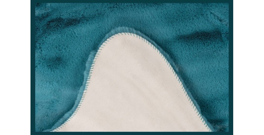 Tapis 90x60cm, design C005Y coloris bleu - Confort et élégance pour votre intérieur