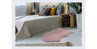 Tapis 90x60cm, design C005Y coloris rose - Confort et élégance pour votre intérieur